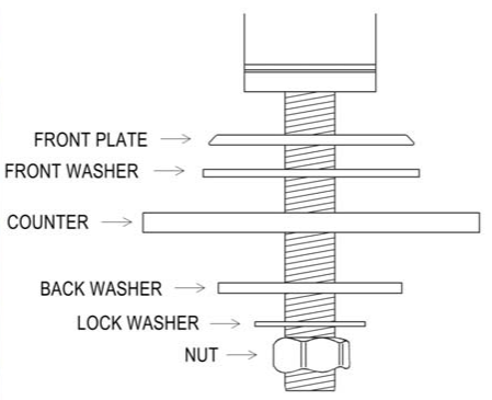 ispring ro faucet washer nut diagram