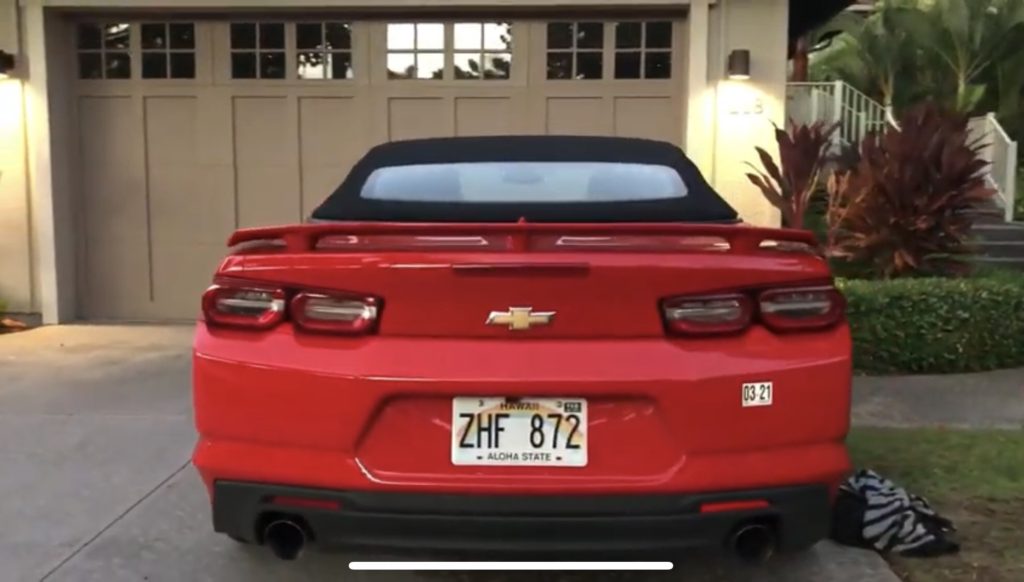 How to open the top on a 2019 Camaro Convertible