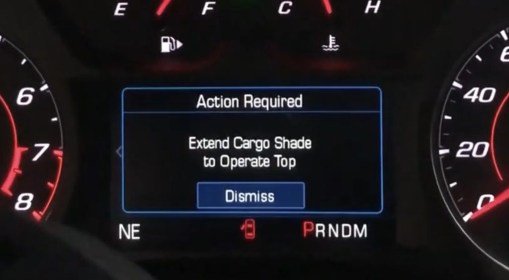 Camaro Convertible Extend Cargo Shade Julian Robertson