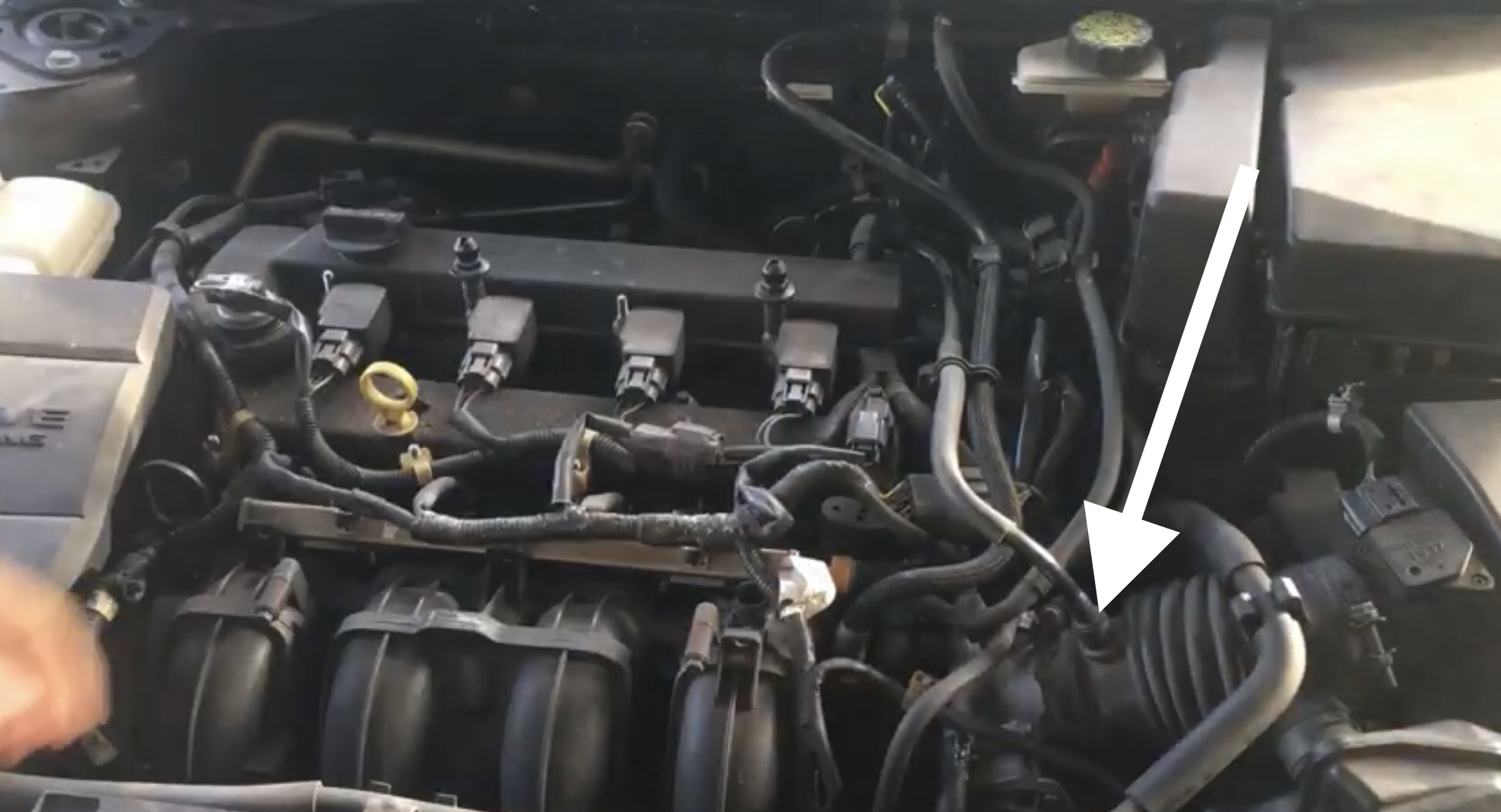 Accessing the Mazda 3 Intake Manifold Throttle Controller Runner Solenoid Valve