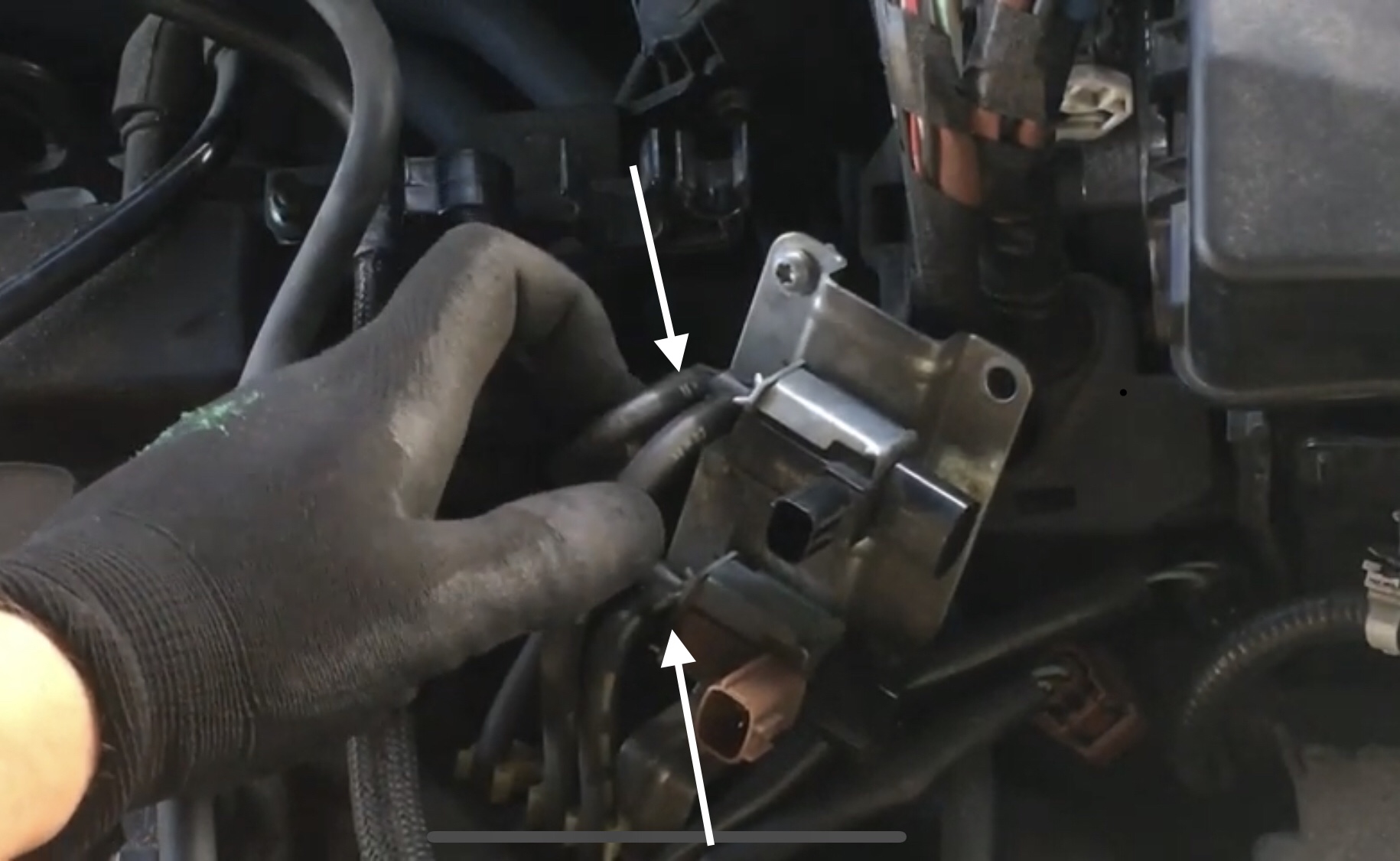 2003 mazda protege idle air control valve location