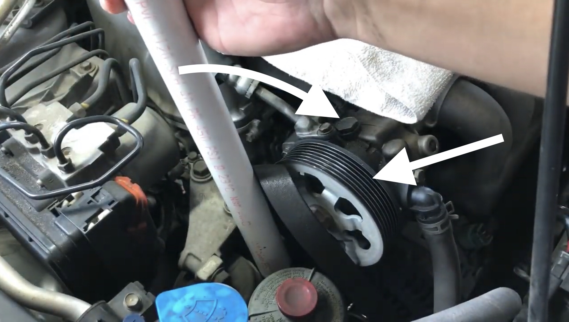 Acura TSX Serpentine Belt Removal