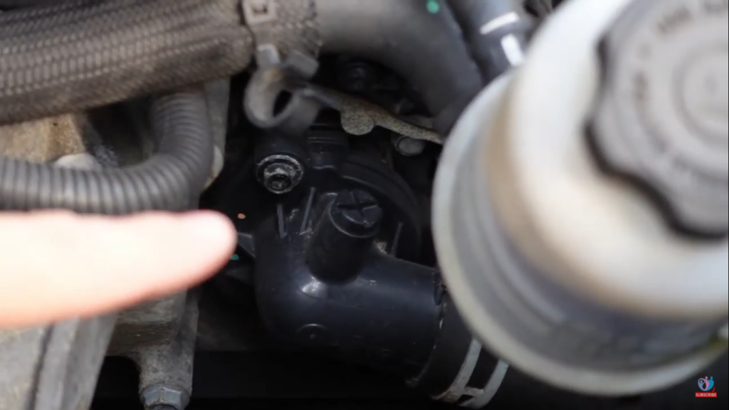 Dodge Grand Caravan thermostat removal for P0128 error code fix