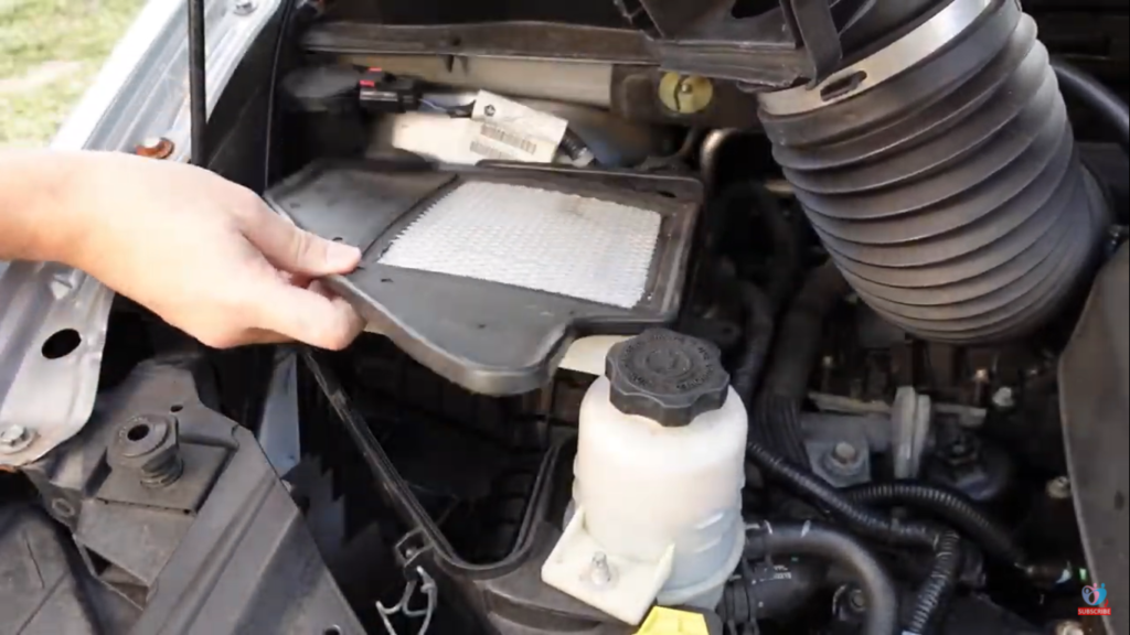 how to install air intake filter on dodge grand caravan