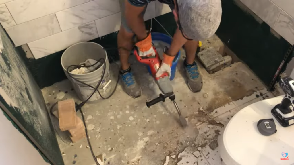 How To Remove Floor Tile In A Bathroom?