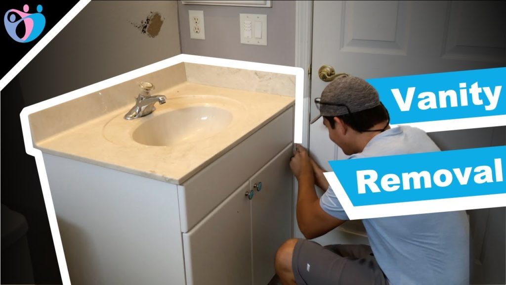 How To Remove A Bathroom Vanity, How To Remove Bathroom Countertop And Sink