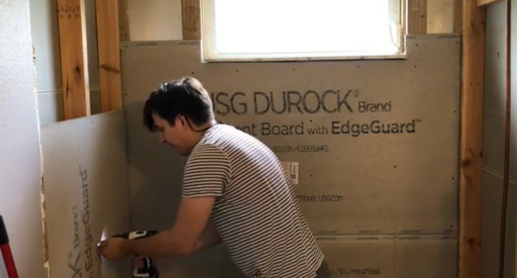how to install cement board